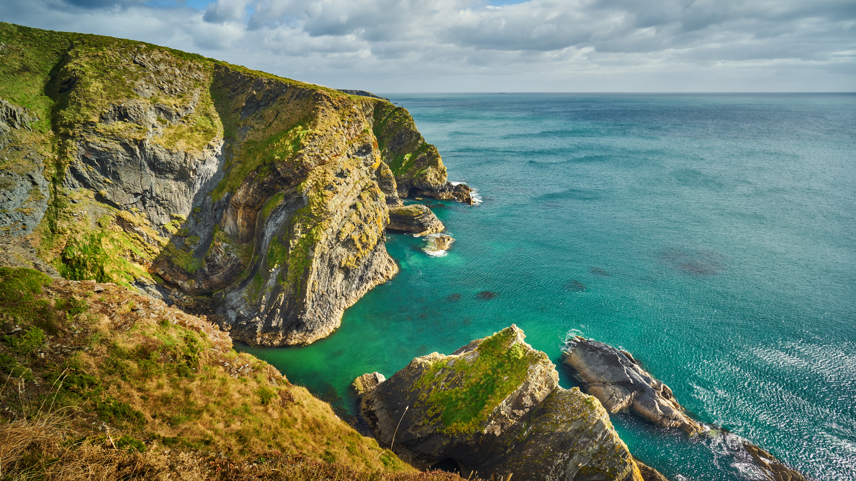 Superbe paysage côtier à Cork (Irlande).