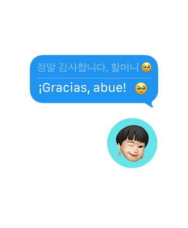Traducción en Vivo cambia el idioma del mensaje a inglés