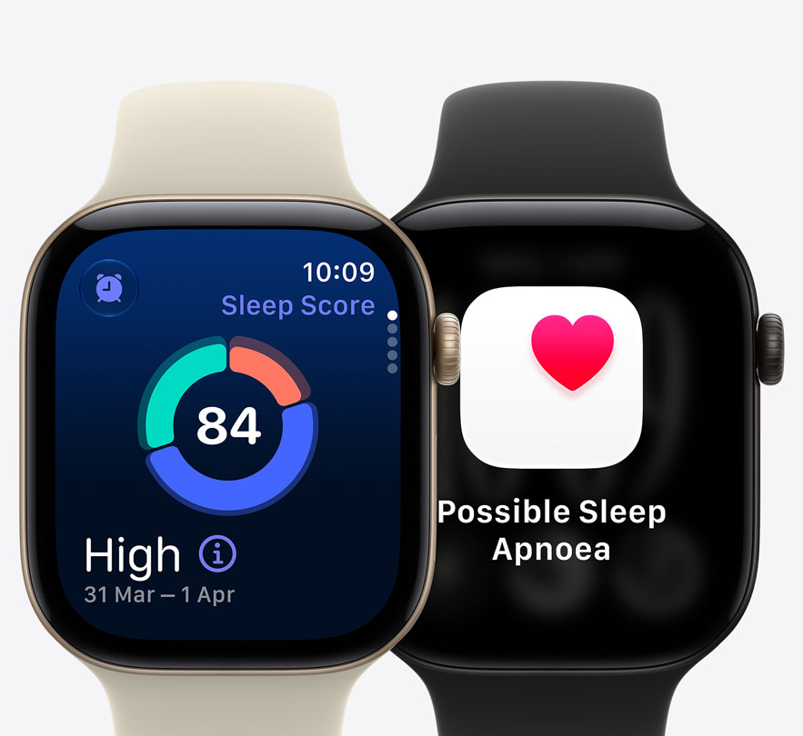 Apple Watch Series 12, devices, sleep score screen, possible sleep apnoea notification