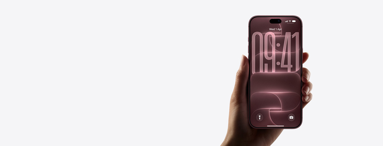 iPhone 17 in Lavender finish, front exterior with partial Home Screen displayed, side angle shows Action and volume buttons Back exterior shows Dual Fusion camera system in top left corner, Camera Control button