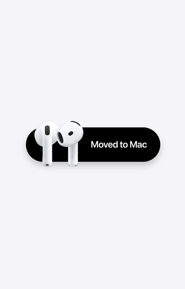 AirPods 4, povezane s Macom