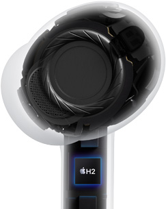 AirPods Pro 3, pohled na vnitřní architekturu