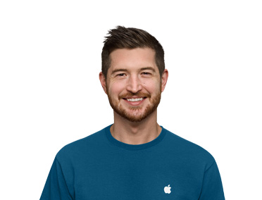 shop with a specialist, shopping bag icon, blue